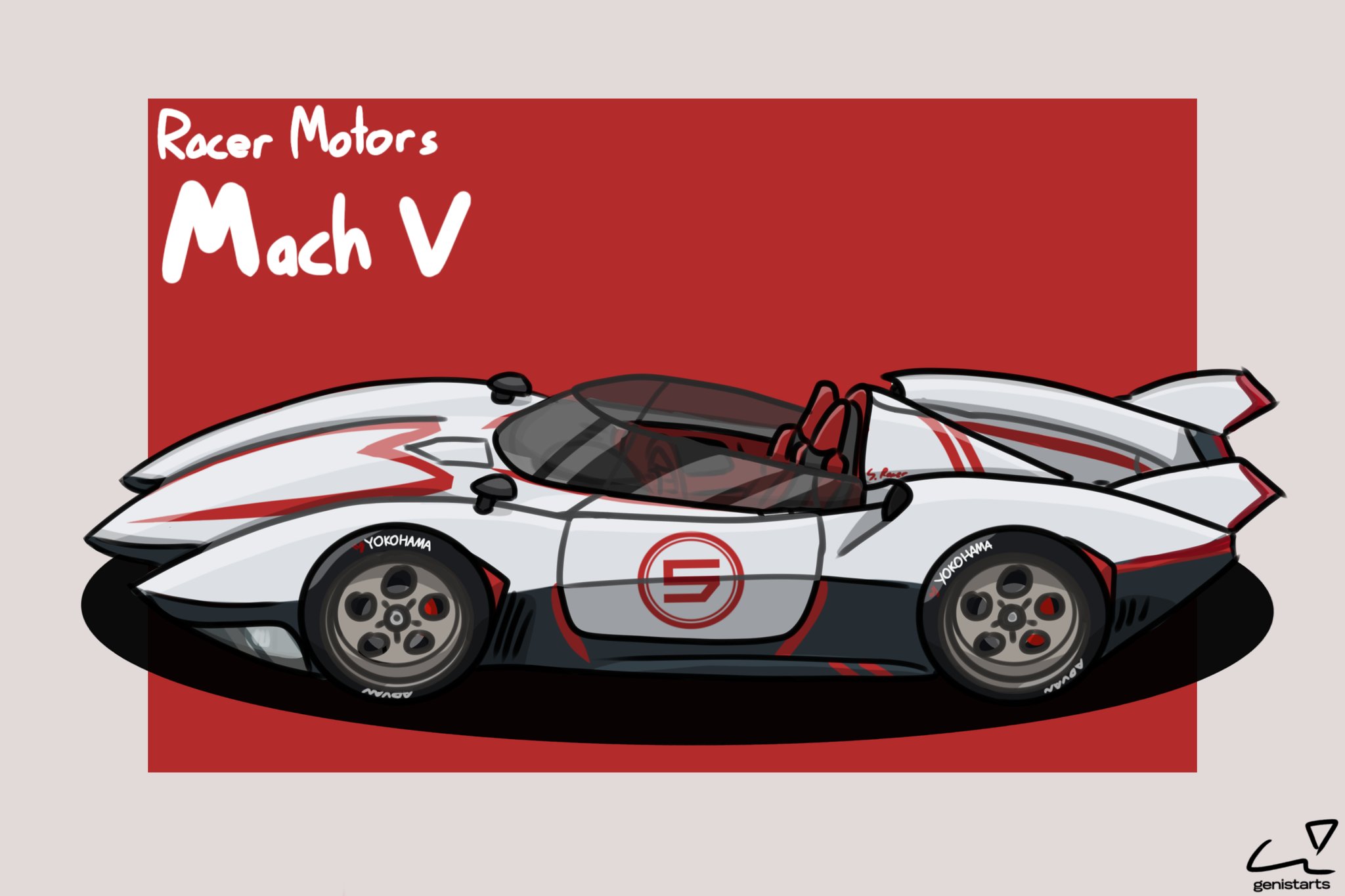 Mach Five - How to draw 