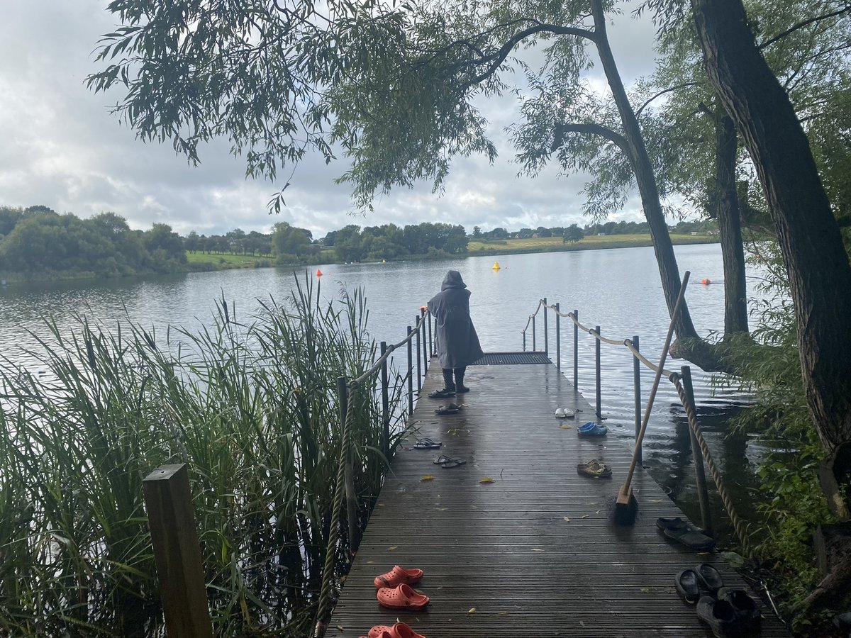 BigHairBigVoice's tweet photo. Morning! Rain stopped as I got to the lake today - rewarded for getting up early #openwaterswimming #Pickmere https://t.co/XmqdFGnIeG