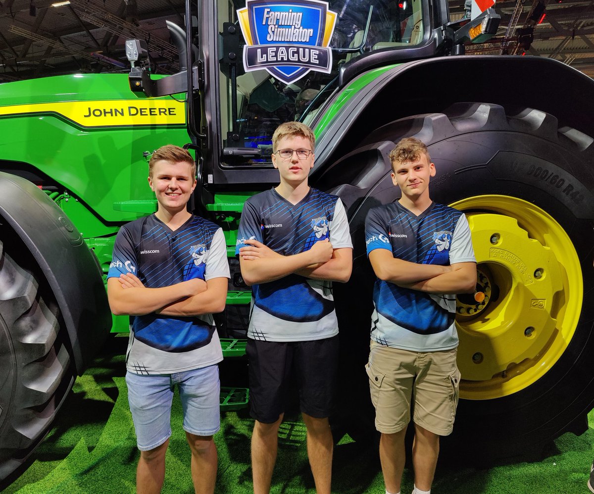mYinsanity (@myinsanitych) on Twitter photo Today the <a href="/FSLeSports/">Farming Simulator League</a> tournament starts at the #gamescom2023 !
Our #FarmingSimulator team will be playing their first game around 11:30 against #trelleborg. Join us live on stream or visit us in hall 6. 🚜
🇩🇪 twitch.tv/giantssoftware…
🇬🇧 twitch.tv/giantssoftware
#mYihigh #mYiwin Today the <a href="/FSLeSports/">Farming Simulator League</a> tournament starts at the #gamescom2023 !
Our #FarmingSimulator team will be playing their first game around 11:30 against #trelleborg. Join us live on stream or visit us in hall 6. 🚜
🇩🇪 twitch.tv/giantssoftware…
🇬🇧 twitch.tv/giantssoftware
#mYihigh #mYiwin