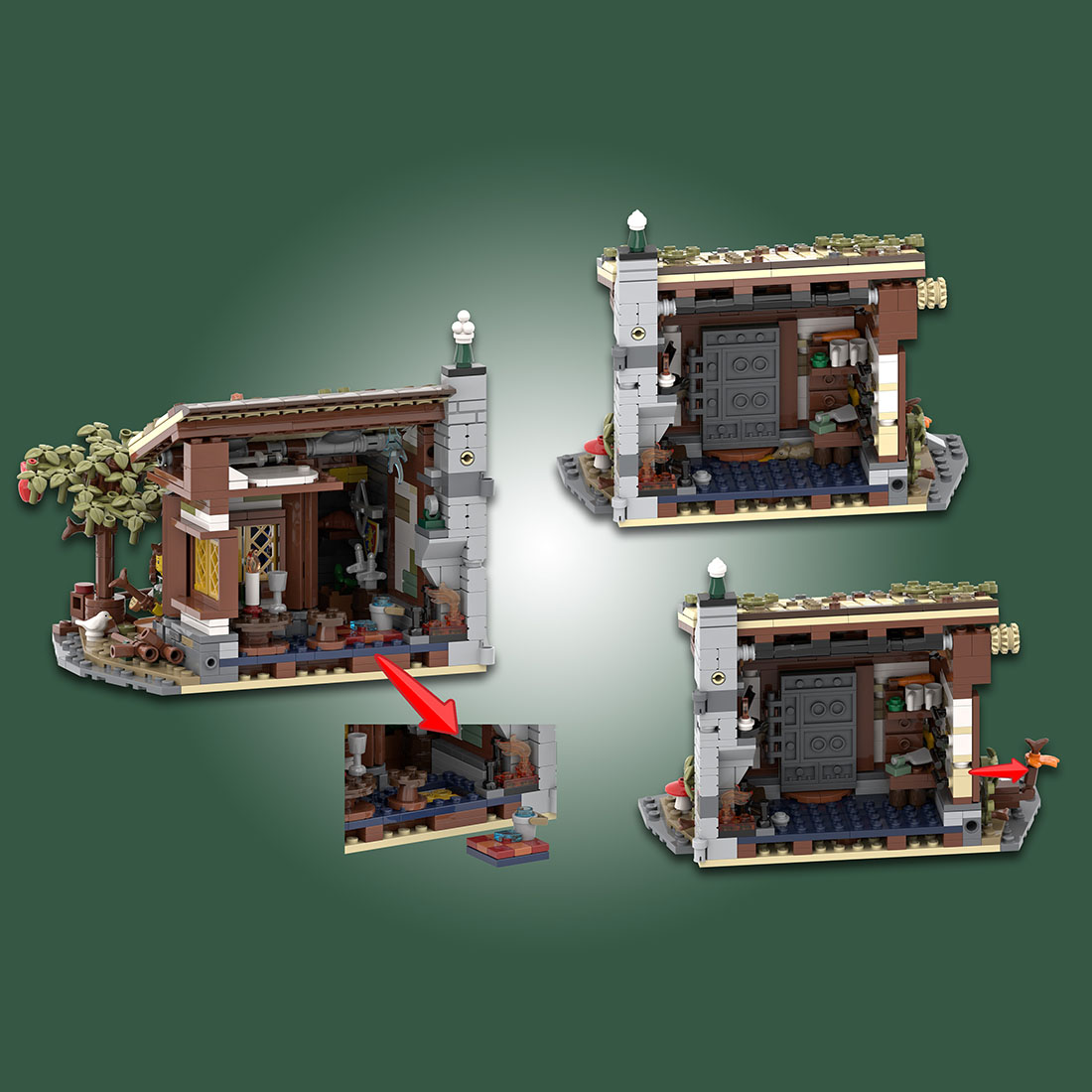 LesDiyCreator's tweet photo. 🏠MOC-150993 A HUT NEXT DOOR 

1316pcs
➡️ Designed and authorized by monty.matte 
#hut #nextdoor #model #legomedievalcastle #legos #medievalbricks #toy #lego #moc #brick #moular #build #building #medieval #legocreator #architecture #BuildingBlocks #Medieval #rebrickable https://t.co/ywxM01lhIU