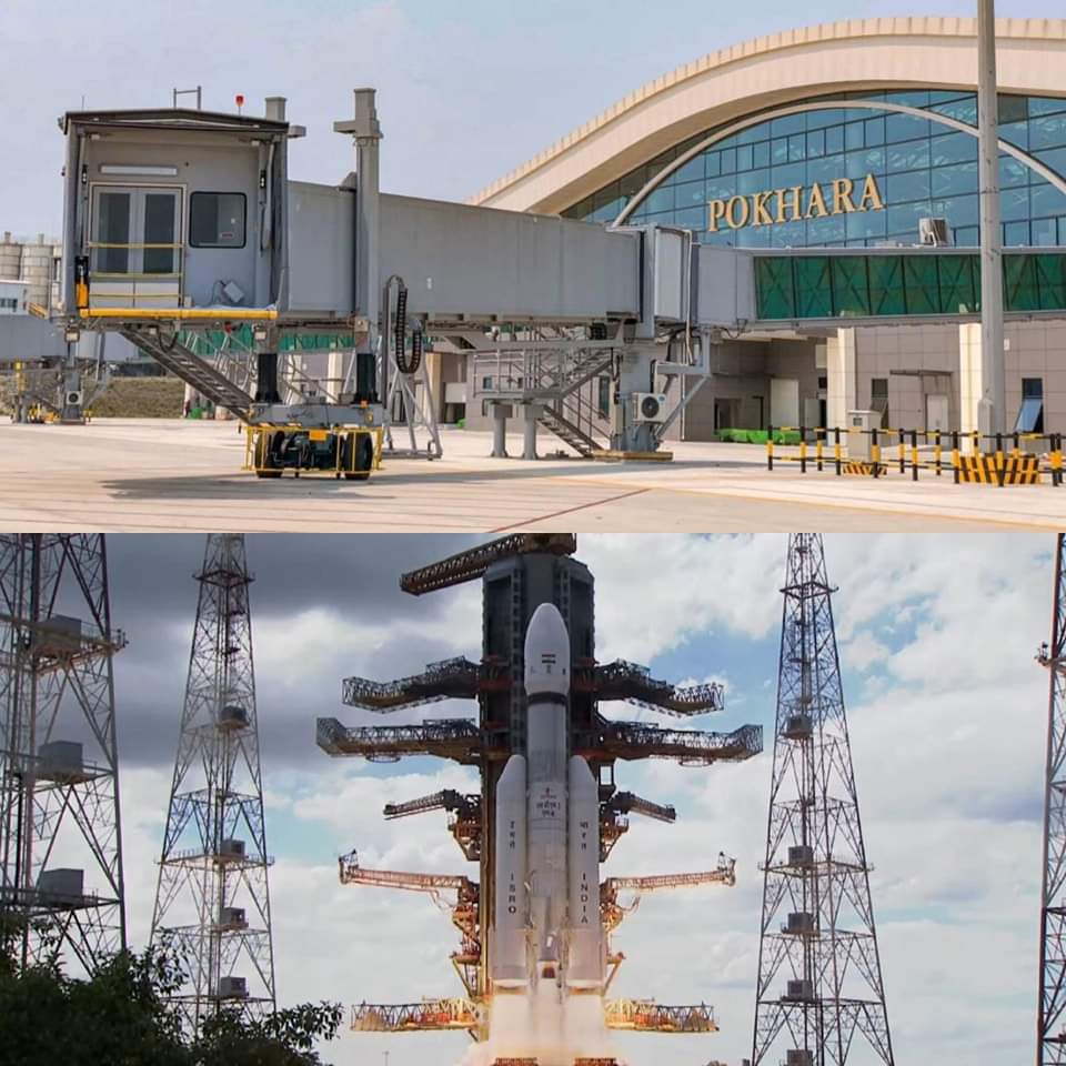 RONBupdates's tweet photo. Did you know: The cost to build Pokhara International Airport is more than double of ISRO's Chandrayaan-3 Project. There are no proper international flights at Pokhara International Airport till now. 

P.S. Nepal needs more investment in research & science as Dr. Mahabir Pun has been telling this since long.