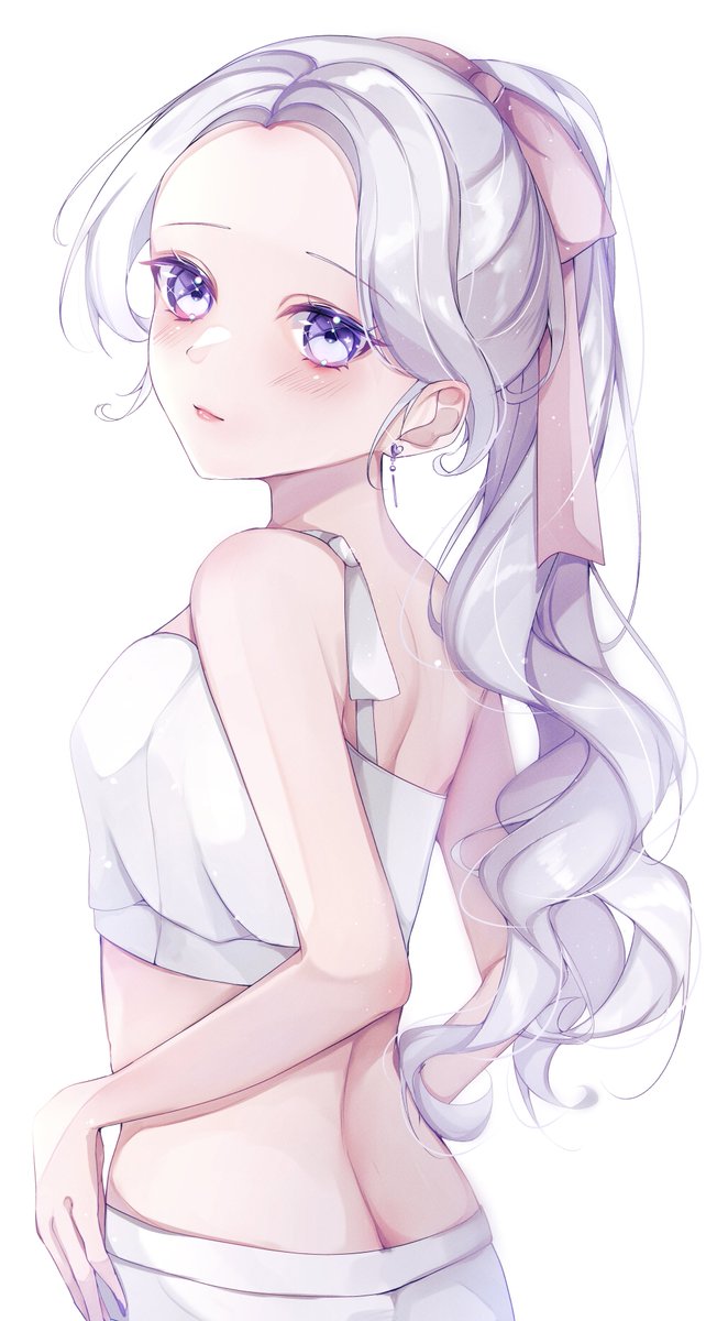 「ポニテ 」|替え玉のイラスト