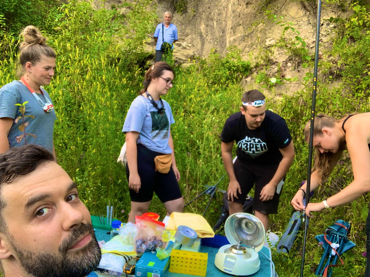 1st working day of the Balkan 🦇 tour at the largest Roman limestone quarry in the Balkans. From 1st to 5thcentury AD humans used it and now bats are the happy owners. #bat #research