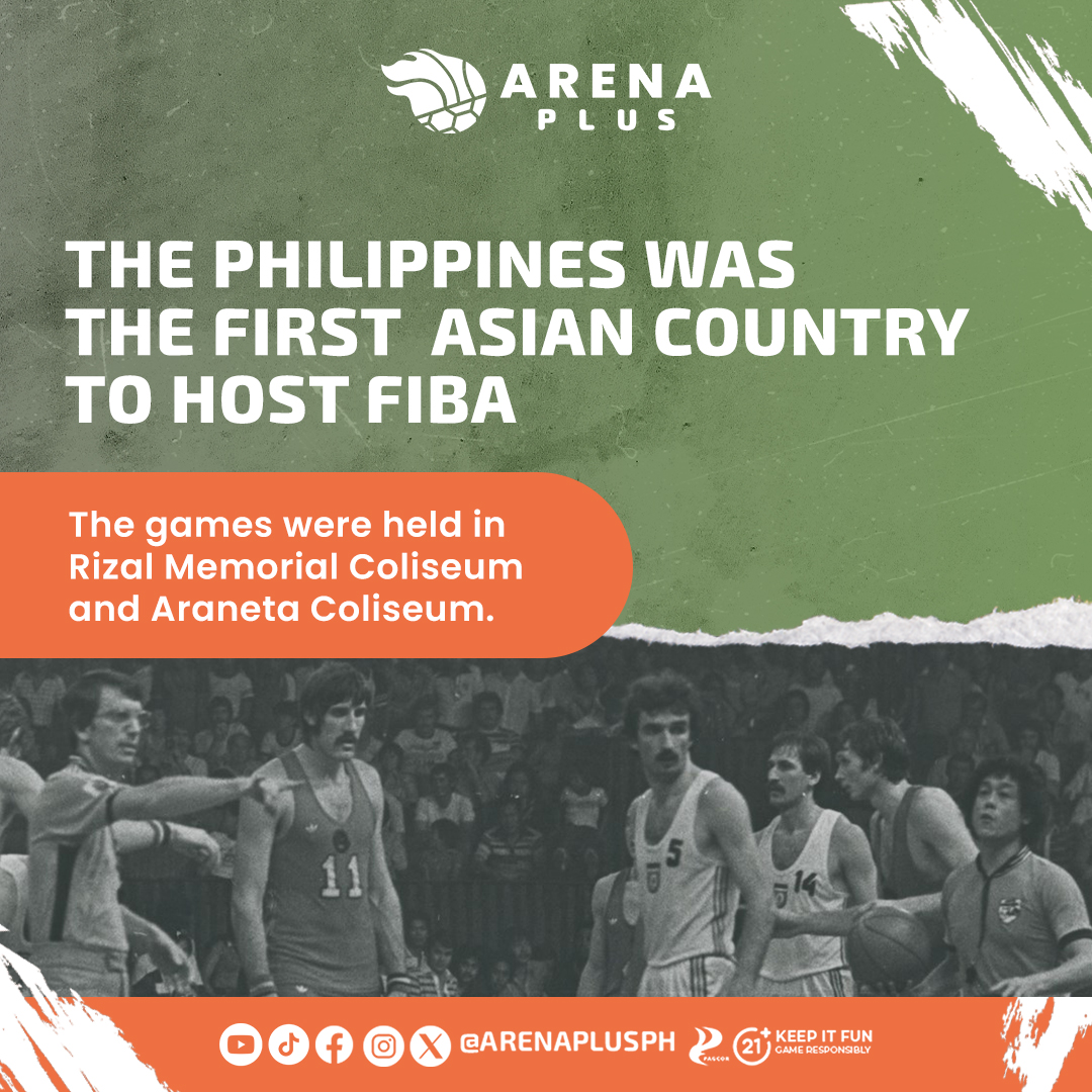 The Philippines and FIBA connection goes way back to 1978 when our country hosted the said sports event—making us the first Asian country to host this prestigious and most awaited basketball game tournament. ⛹️‍♂️🏆

#ArenaPlusPH #AstigSaSports #FIBA #WinForPilipinas