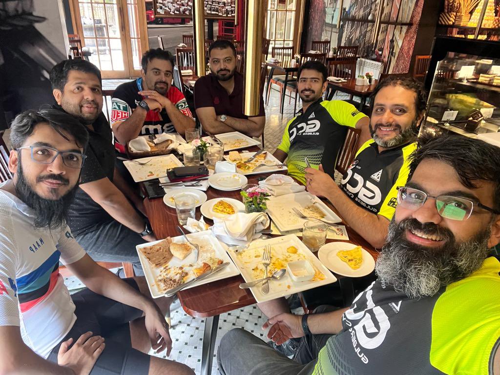 gulbergcycling's tweet photo. Amazing weather for #mangoexpress ride today ended with Breakfast at Giromondo! https://t.co/e8gAyjPS4C