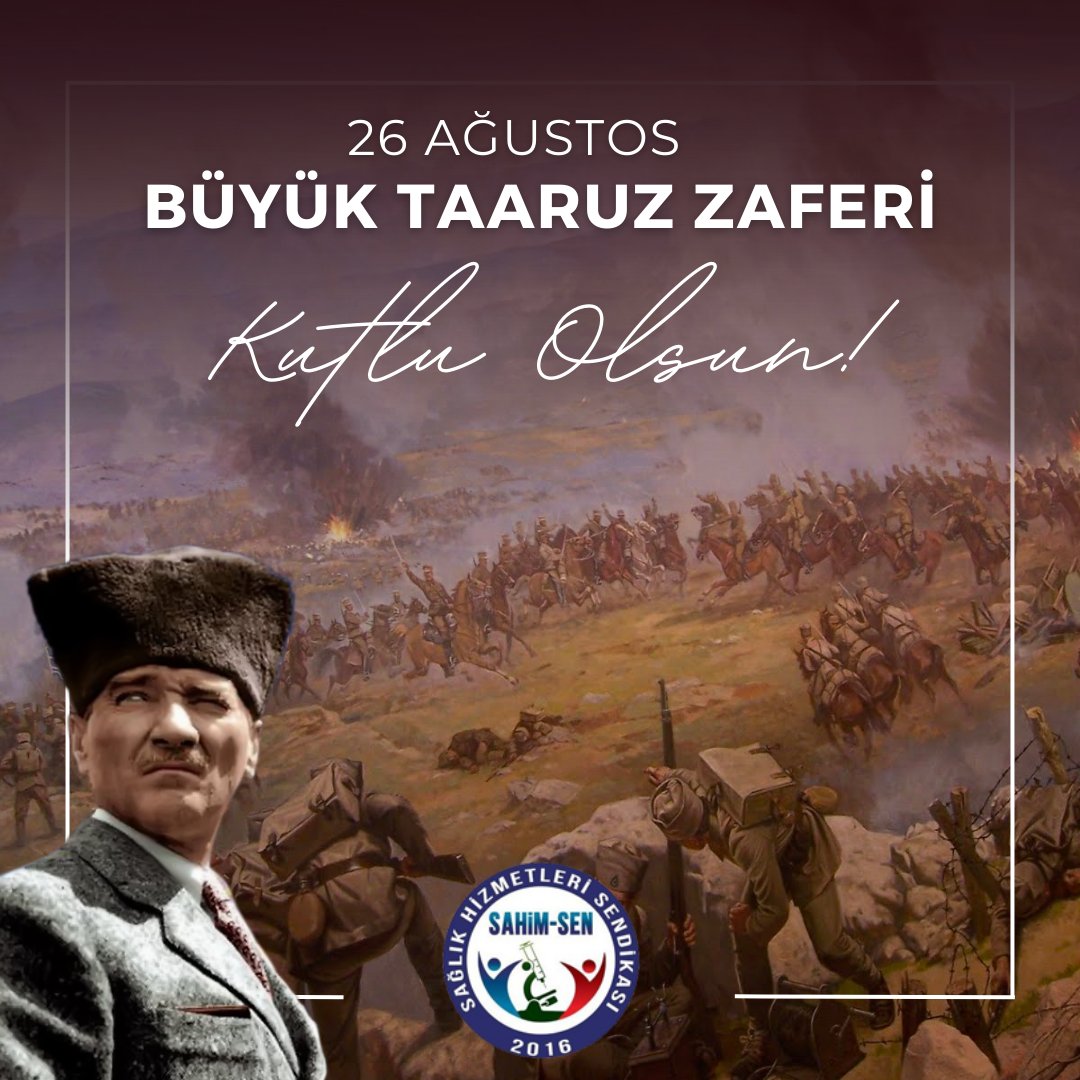 Türk ordusunun, Kurtuluş Savaşı esnasında işgalci Yunan birliklerine karşı başlattığı Büyük Taarruz'un 101. yıl dönümünde fedakarlıklarını anıyoruz.

#büyüktaaruz #26Agustos #26ağustosbüyüktaaruz #Atatürk