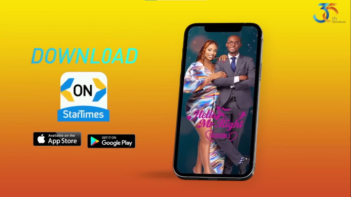 AfriQuestKenya's tweet photo. Imagine being able to enjoy entertainment via your phone while traveling or away from your TV thanks to the @StarTimesKenya. To watch your favorite shows wherever you are, download the StarTimes ON app.
#WatchHelloMrRightShow
#EntertainmentOnStarTimesKE https://t.co/J0mVupS0xC