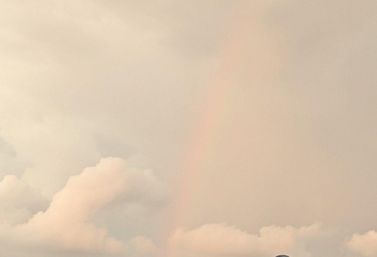 koiotokuma's tweet photo. うっすらだけど
🌈虹🌈 https://t.co/LvB6olpfCi