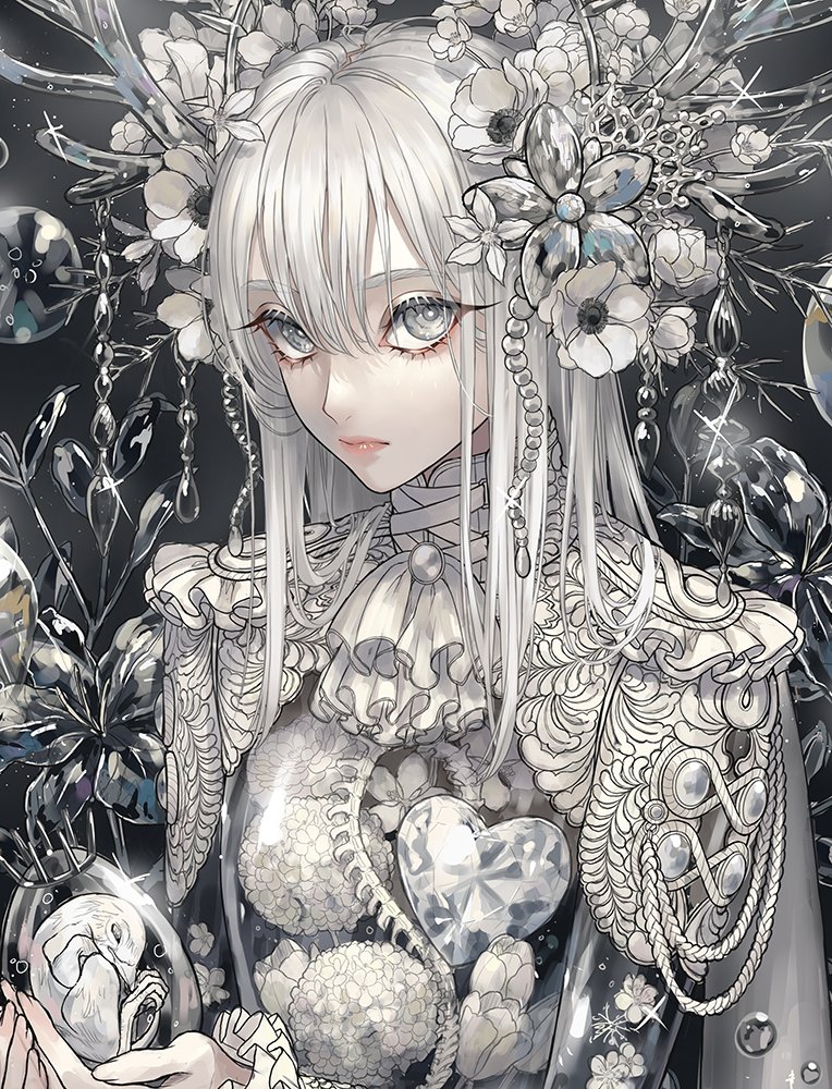 人型ハーバリウムを描く