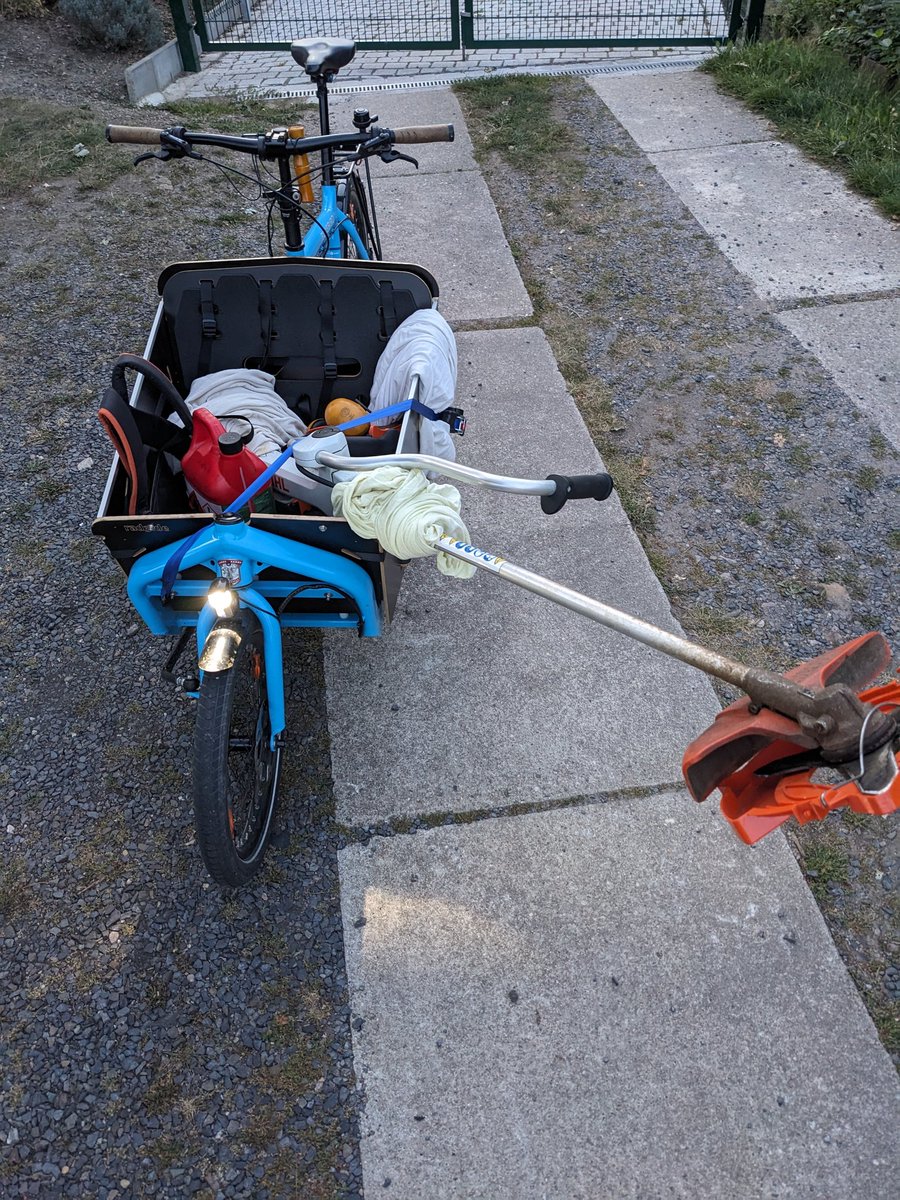 Ladungssicherung und Co. übe ich noch ein wenig 🫣
#Lastenrad