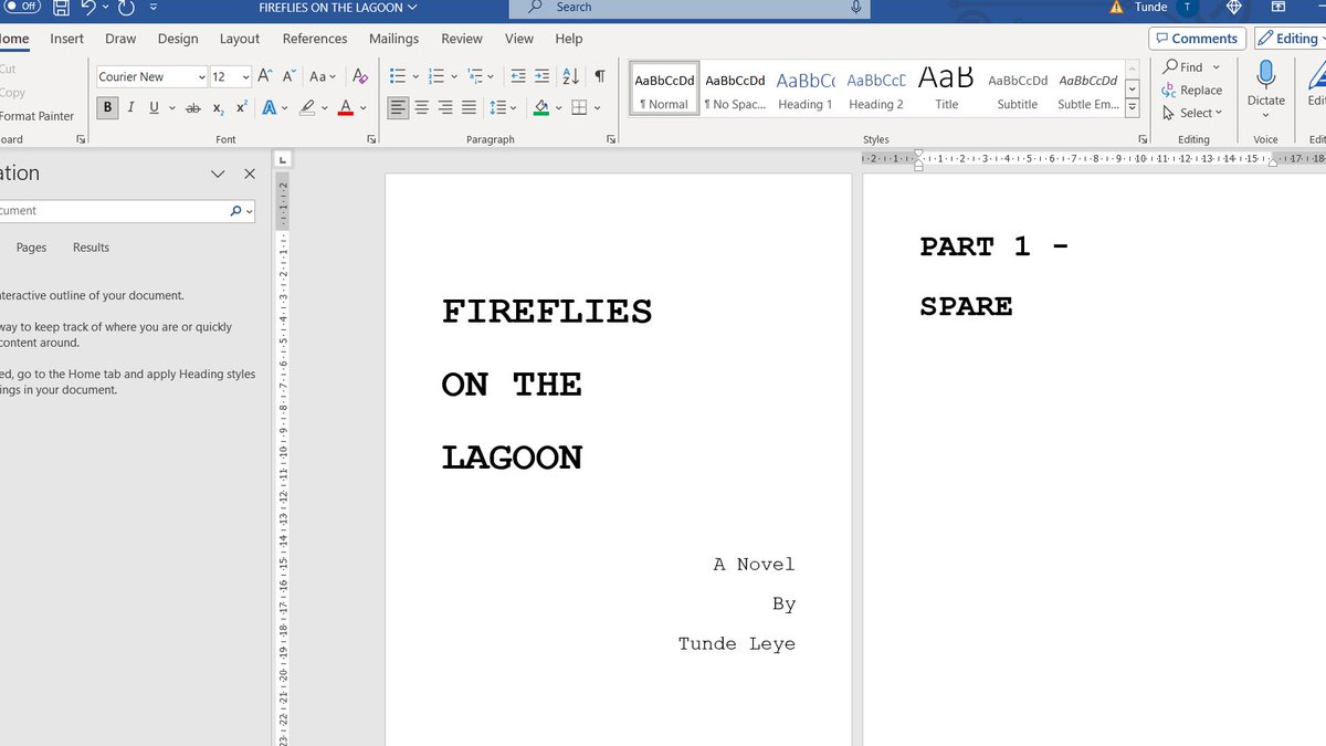 tundeleye's tweet image. We go again. Let&apos;s write a new book. In a cottage, by a lake.

#Fireflies #Writing