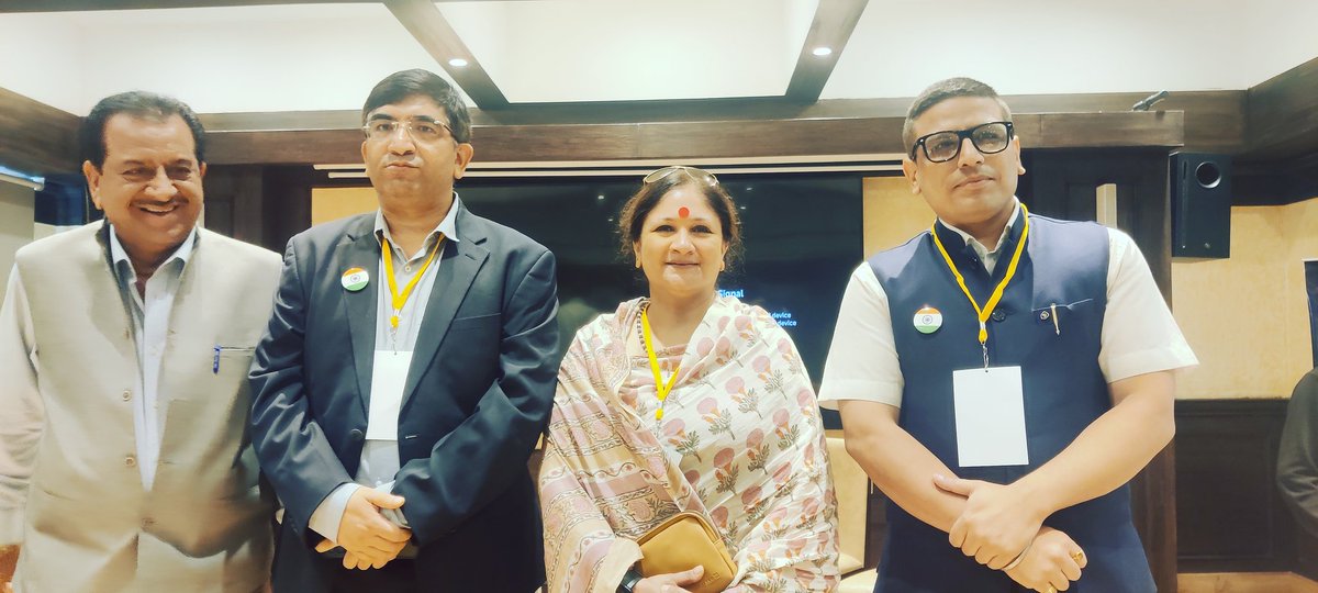 pujatiwariBJP's tweet photo. It was truly an honour to be a Delegate at #Thinkathon 2.0 Interactive Discussion "Emerging Digital Technologies"
I must thank and appreciate Shri @tarunchughbjp ji guiding the young minds on how to create a balance between Technology as a tool n Human Existence
@sandeepfromvns https://t.co/l1laisKdUL