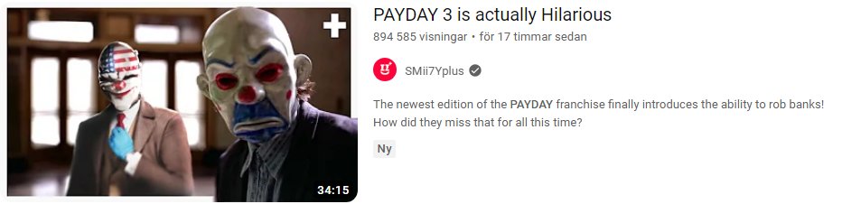 Volymen3's tweet photo. 1 000 000 views <24h

Springer vi🏃‍♂️

$STARB #PAYDAY3 #Starbreeze https://t.co/fcF1NodHvV