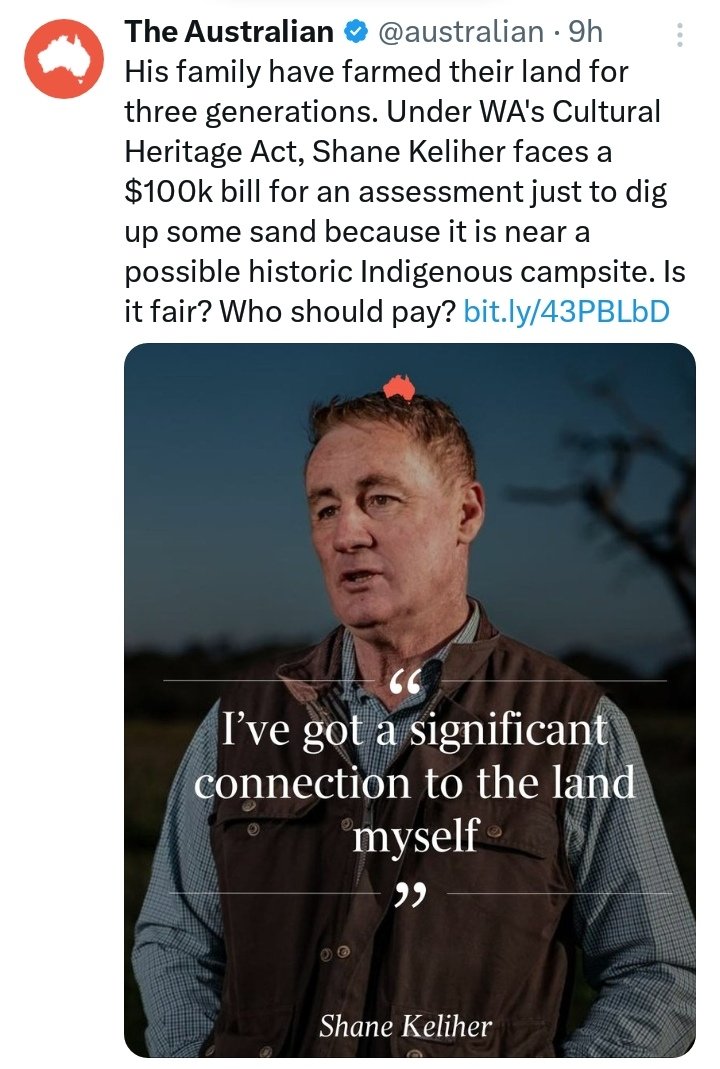lollytears's tweet photo. @Spartengerm @Setzeti @BazzaCC How did the WA indigenous land act turn out? https://t.co/hW3DLTxZLQ