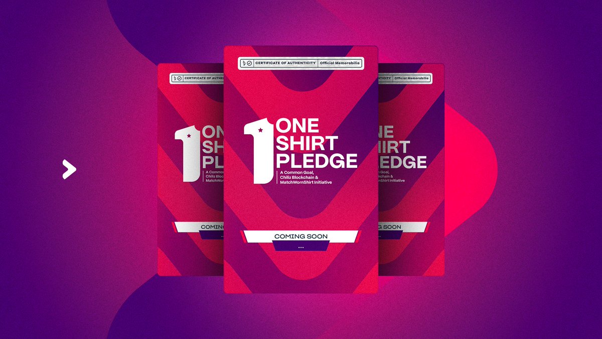 Chiliz - The Sports Blockchain ⚽🏆 (@chiliz) on Twitter photo 🎊 The One Shirt Pledge Auction is officially LIVE! 🎉
Bid on iconic sports memorabilia on <a href="/MatchWornShirt/">MatchWornShirt</a> and support a great cause via <a href="/CommonGoalOrg/">Common Goal</a> 🤝🌎
The auction ends on September 2 at 2pm CEST ⏳
Let the bidding begin!
#OneShirtPledge ⚡ $CHZ
matchwornshirt.com/event/25-08-20… 🎊 The One Shirt Pledge Auction is officially LIVE! 🎉
Bid on iconic sports memorabilia on <a href="/MatchWornShirt/">MatchWornShirt</a> and support a great cause via <a href="/CommonGoalOrg/">Common Goal</a> 🤝🌎
The auction ends on September 2 at 2pm CEST ⏳
Let the bidding begin!
#OneShirtPledge ⚡ $CHZ
matchwornshirt.com/event/25-08-20…