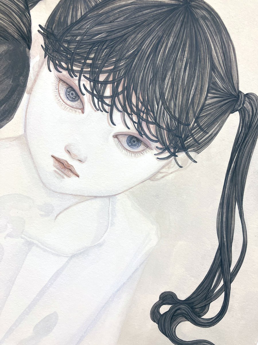 「またSNSをサボってしまった… 10月末個展あります! もりもり制作してます!!」|佐久間友香SAKUMAyukaのイラスト