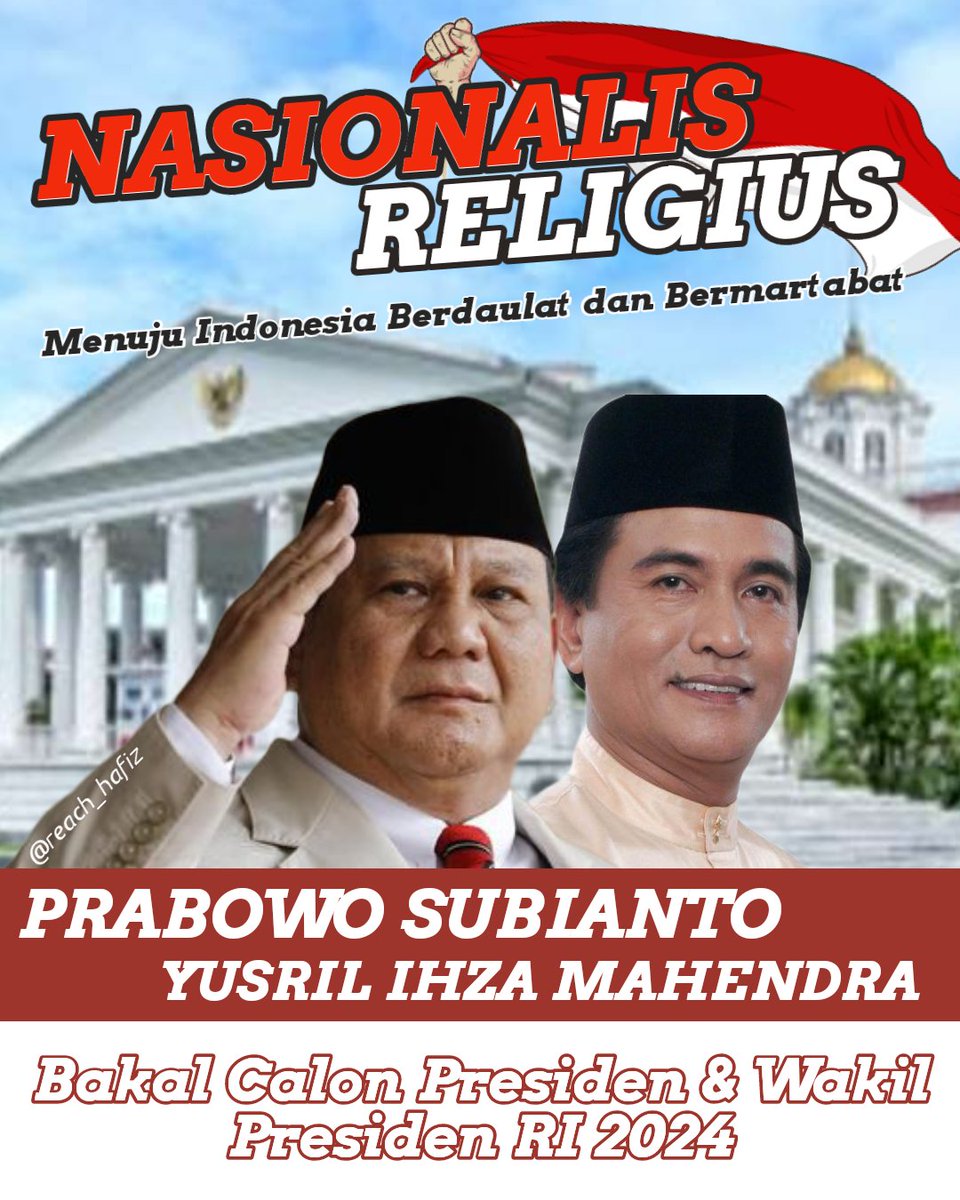 <a href="/OfficialDPP_PBB/">Partai Bulan Bintang</a> <a href="/prabowo/">Prabowo Subianto</a> <a href="/tribunnews/">Tribunnews.com</a> Yuk bisa kita dukung Prabowo - Yusril untuk Indonesia Berdaulat dan Bermartabat ✊✊