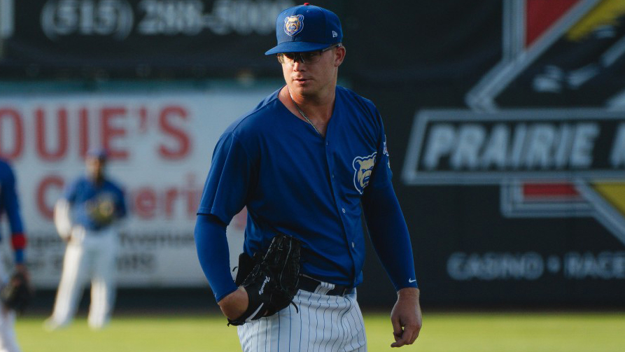MLBPipeline's tweet photo. The #Cubs are reportedly calling up Jordan Wicks, their No. 10 prospect, for what would be his big league debut. 

Video, scouting report, news and more on the 2021 first-rounder: https://t.co/YhzyMnZD89 https://t.co/9Lsc4T3mky