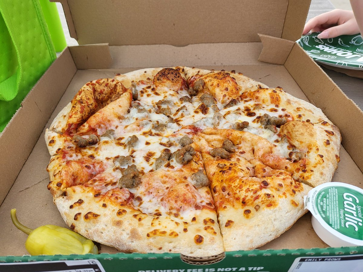 David Prows (@commputethis) on Twitter photo The local <a href="/PapaJohns/">Papa Johns</a> quality control has dropped so much longer the last two years. Tired of taking order back to be remade or getting a quality guarantee comp for next order.
#pizza #majorfail The local <a href="/PapaJohns/">Papa Johns</a> quality control has dropped so much longer the last two years. Tired of taking order back to be remade or getting a quality guarantee comp for next order.
#pizza #majorfail