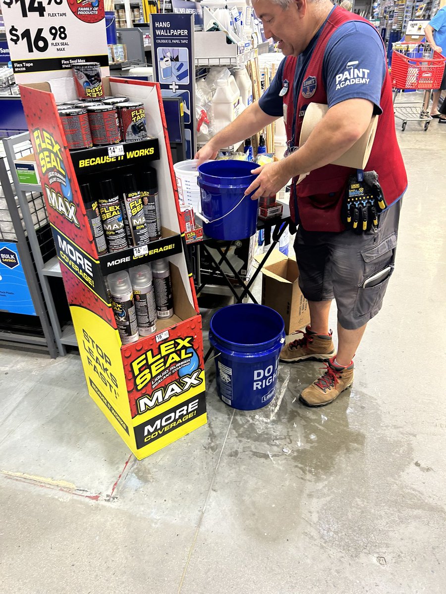 Flex Seal Tape💪🏽,  Really works, Wow I’m impressed.   Thanks for demonstrating this for our customers Joe…Lowes of whitemarsh 
#R1DEMOS <a href="/BenitoKomadina/">Benito.Komadina@Lowes</a> <a href="/DCT0813MD/">Dante Thomas</a> <a href="/MelindaCounts/">Melinda R. Counts</a> <a href="/oldakaka/">janet artiga</a>