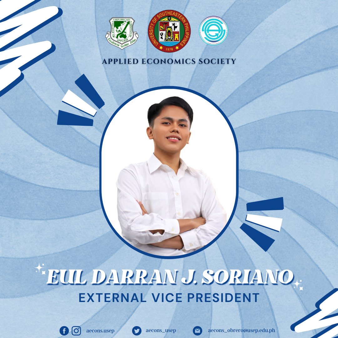 aecons_usep's tweet photo. [𝐂𝐎𝐍𝐆𝐑𝐀𝐓𝐔𝐋𝐀𝐓𝐈𝐎𝐍𝐒]

AEconS Election 2023 concludes with a bang! 🗳️💥 Your votes have spoken, AEconomistaS! Introducing the new faces of AEconS, who are set to steer our organization to greatness. ✨ Congratulations to the newly elected officers! 💙👏🏻 https://t.co/YDs84z3kzF