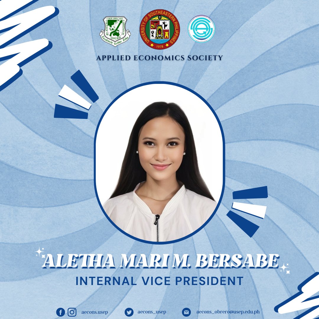 aecons_usep's tweet photo. [𝐂𝐎𝐍𝐆𝐑𝐀𝐓𝐔𝐋𝐀𝐓𝐈𝐎𝐍𝐒]

AEconS Election 2023 concludes with a bang! 🗳️💥 Your votes have spoken, AEconomistaS! Introducing the new faces of AEconS, who are set to steer our organization to greatness. ✨ Congratulations to the newly elected officers! 💙👏🏻 https://t.co/YDs84z3kzF