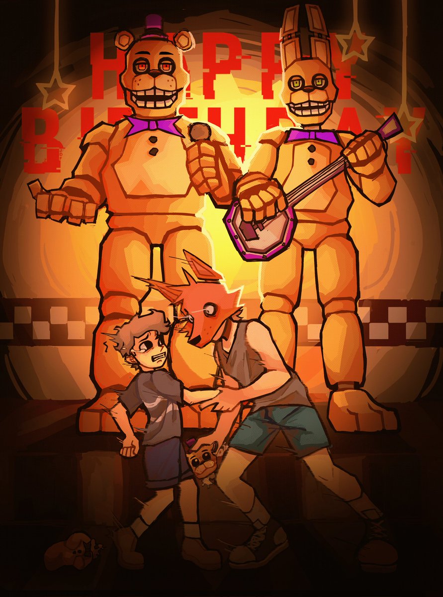 Kuroten14's tweet photo. And well, this is the last thing I drew

#fnaf
#FNAF4 https://t.co/4UYg8zFNsV