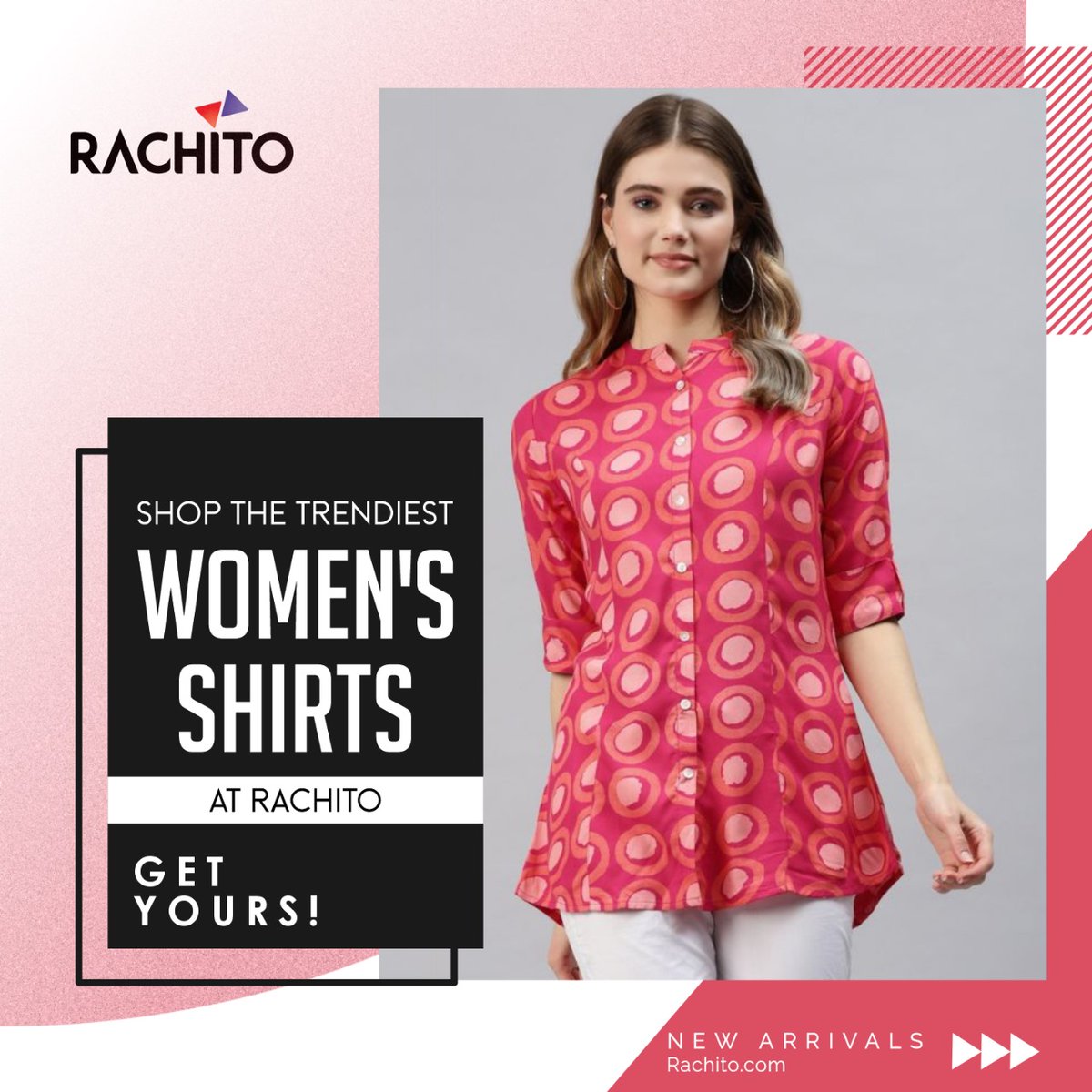 😍Experience quality and👗fashion with Rachito's women's shirts. Get yours today
--->
Shop Now🛍️ :- rachito.com
--->
#RACHITO #womensshirts #qualityandstyle #ElevateYourWardrobe #fashionforward #musthave #TrendyThreads #chicstyle #womensfashion #getyourstoday