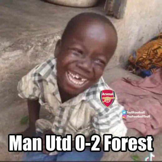 OZMiller_1's tweet photo. Arsenal fans right now https://t.co/5yBh7gFP80