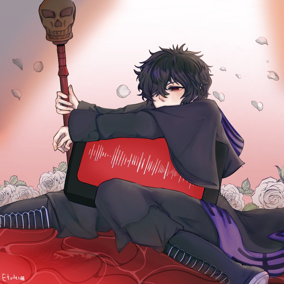itetobonbonx's tweet photo. Beelzebub no koufuku riron 💀

> แรงบันดาลใจมาจากเพลง Ayano no koufuku riron ค่ะ ไอ้ช่วงตาแดง ๆ นี่มันเบลเบลนี่นา 
#RecordofRagnarok https://t.co/LYyX8JBSlo