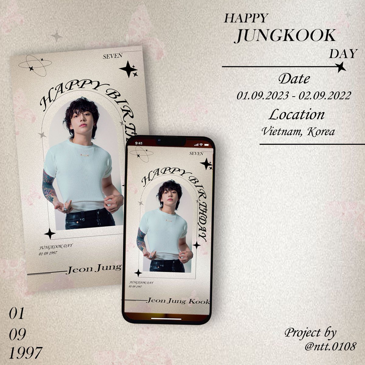 _IG Ads Story

💜Happy Jungkook day💜

⏰ : 01.09.2023 - 02.09.2023
📍 : Vietnam, Korea

If you see our ads, please tag @ntt.0108 on IG thank you so much🙆🏻‍♀️

#JUNGKOOK #정국 #BTS #방탄소년단 #JUNGKOOKDAY #HappyBirthdayJungkook
#HappyJungkookDay
#JK27thAnniversary @BTS_twt
