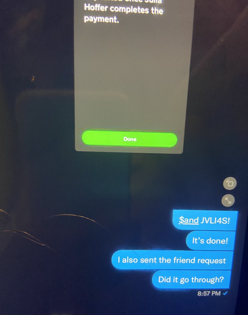 undoubtedlyHei's tweet photo. I did my part but was scammed so it still counts as a proof ig? https://t.co/yPGHVYYuob