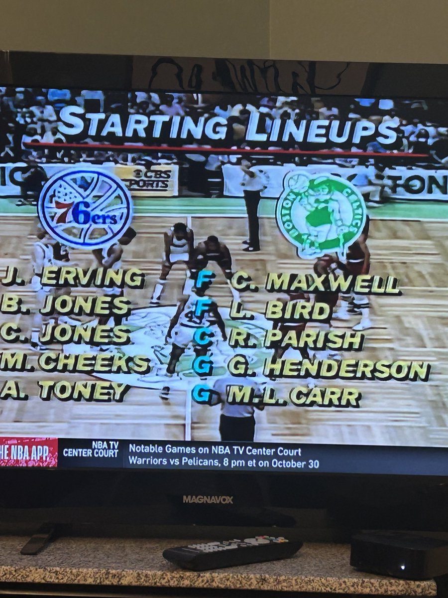 This morning on NBA TV- 1982 ECF: the Boston Strangler! ⁦<a href="/JHMerrittJr/">John Merritt 🏈</a>⁩ tune in!