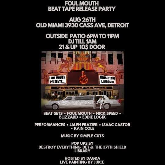 Detroit. Tonight 6pm outside at the old Miami @NickSpeedEnt @eddielogix @IsaacCastor @callmeblizzard @SimpleCuts313 and more