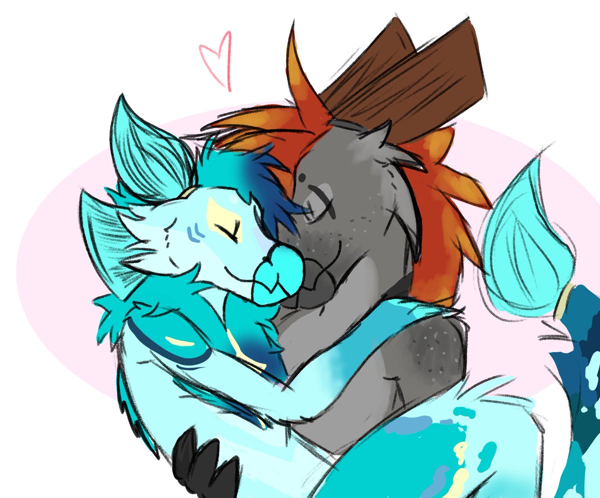 ElletheFluf's tweet photo. Yesterday marked 3 years of being together with my amazing girlfriend @PinseltheFluf 💕 https://t.co/lZRvBPG6bz