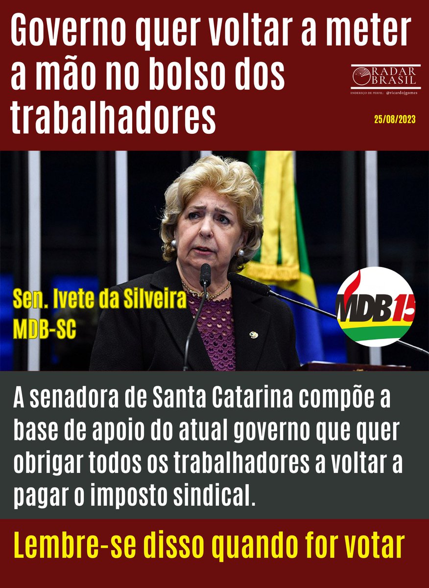 Quanto mais pessoas souberem o que os senadores fazem no Congresso, menores as chances de os políticos ruins se reelegerem. Portanto, sugiro repostar o banner abaixo. @paulopaim @GeneralMourao @Heinzeoficial @senadoraivete @SF_Moro @Sen_Oriovisto @FlavioArns @maragabrilli