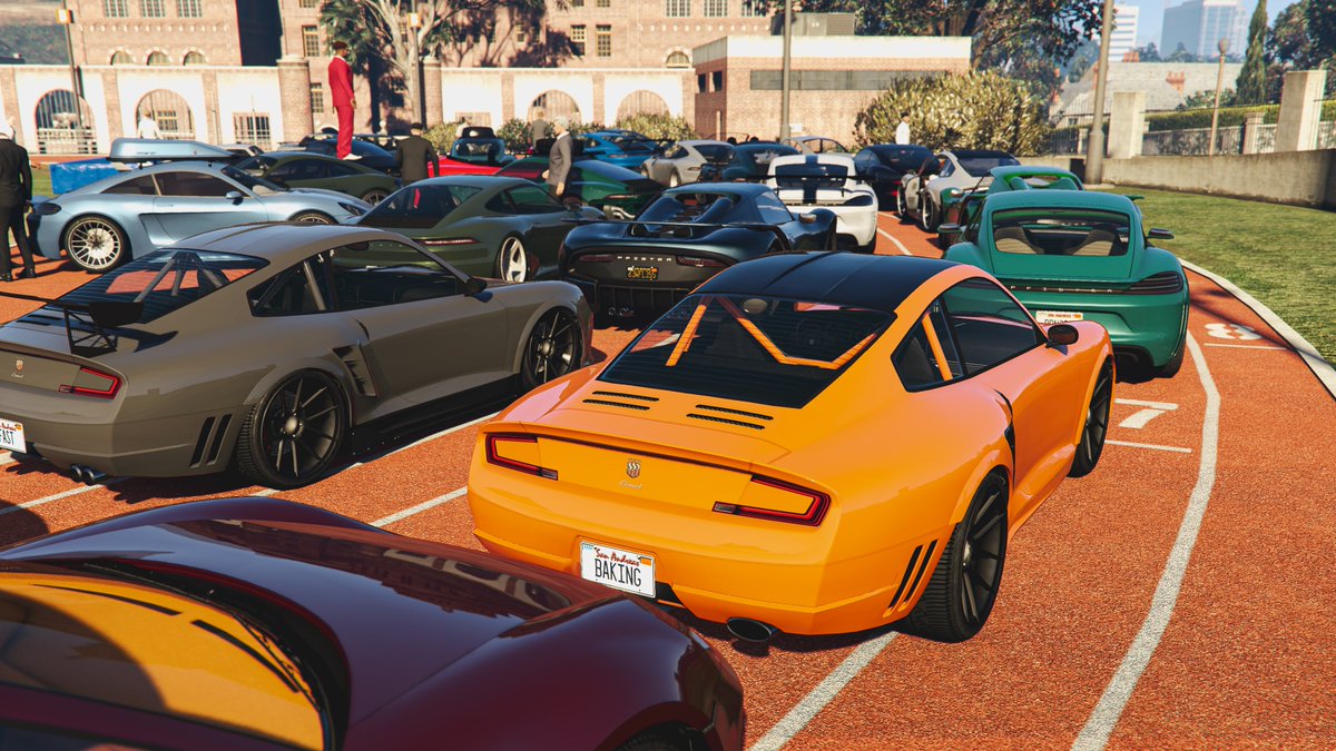 mmimeets's tweet photo. Yesterday’s Pfister History car meet on PC 🔥 #morsmutual #GTAOnline https://t.co/24YsXRe8Jr