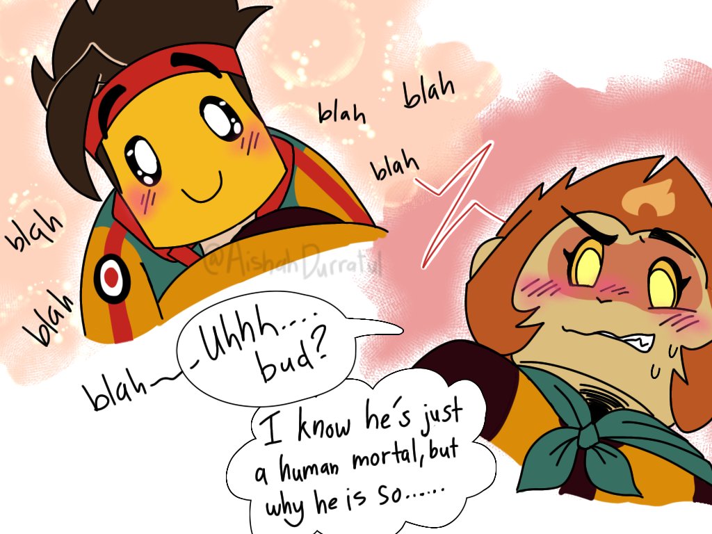 PalmyPearl's tweet photo. What happened if MK meet with amnesiac Wukong? 🤔
#peachynoodles

("Didn't expected a mortal can be this adorable...") https://t.co/zk1q3FFxR0