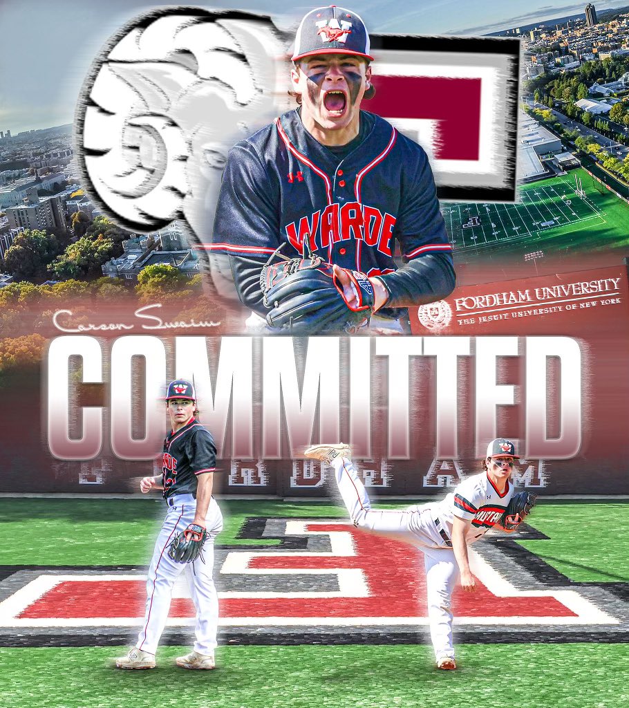 Blessed to announce my commitment to further my academic and athletic careers at Fordham University. Thank you to all coaches <a href="/WardeBaseball/">Fairfield Warde Baseball</a> <a href="/BaseballUCT/">Baseball U CT</a> <a href="/coachmaxxc/">MaxxCatBaseball</a> Forever grateful for everyone who was apart of the process and helped me along the way. #gorams #ufam #wardebase
