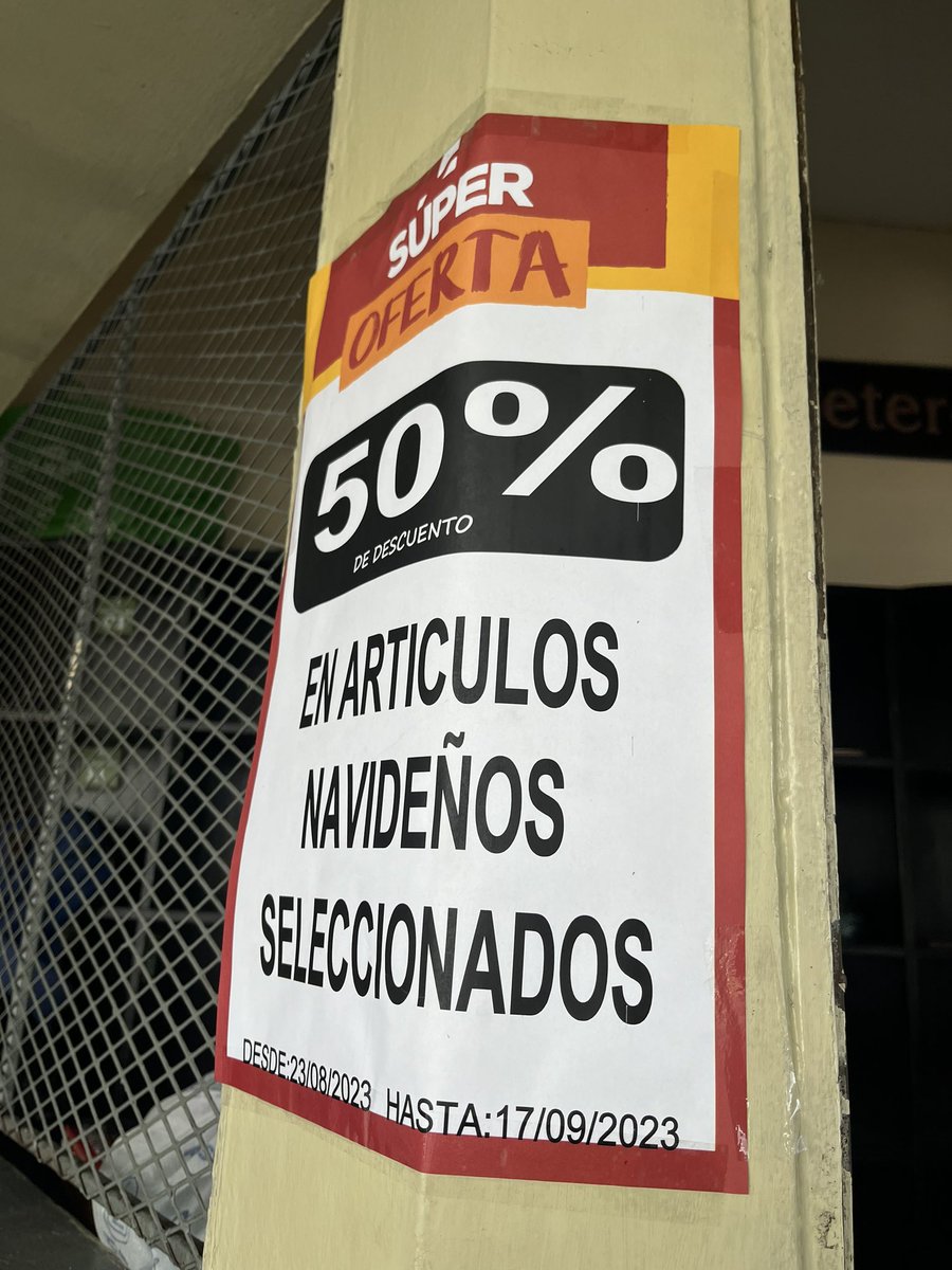 La cuenta regresiva inició y los comercios lo sabe bien… se nos va el 2023. 🫨