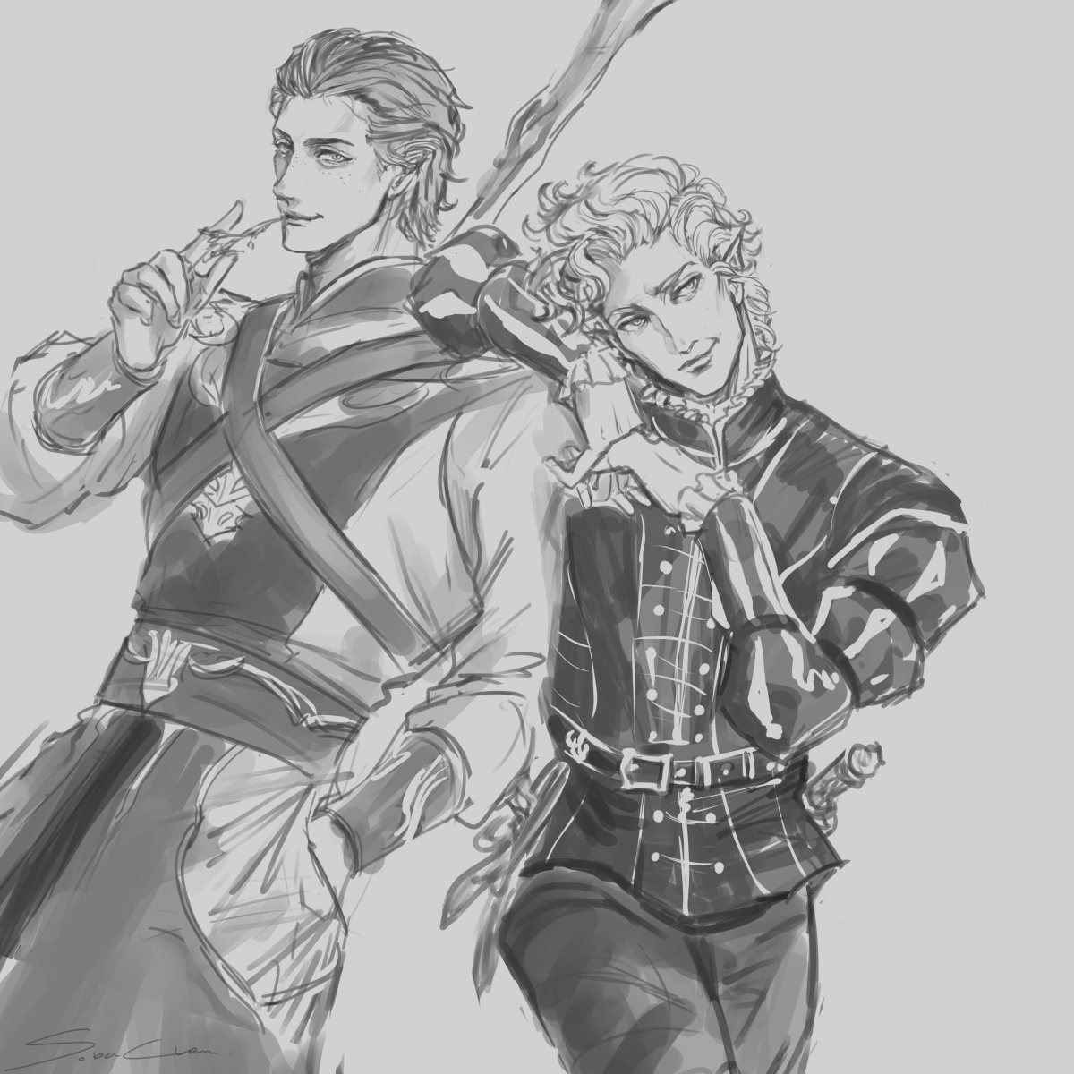 Commit crimes #BG3fanart #Astarion #Tav