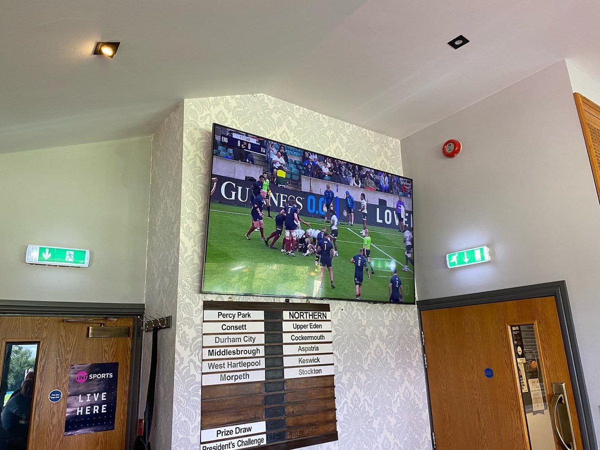 NorthernFC's tweet photo. Check out our NEW 80 inch TV in The Terrace Bar! 
This is to allow more people to come and watch the @rugbyworldcup and @nufc in the @championsleague

#NorthernFC #TerraceBar #BigScreenTV #Gosforth #Rugby #EnglandRugby #NUFC #LocalPub #LiveSport https://t.co/KjdOrZRJar