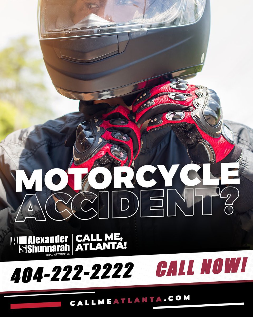 At Alexander Shunnarah Trial Attorneys, we don't let negligence go unchecked. 

If you've been an accident victim,

📣 Call Me, Atlanta! 📣⁣⁣⁣⁣⁣
☎️ 404-222-2222
🌐 callmeatlanta.com
⁣⁣⁣⁣⁣
⚖ Alexander Shunnarah Trial Attorneys
📍 Atlanta, GA