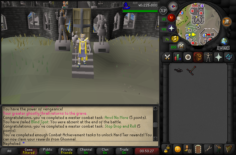 Hard Combat Achievements on the 10 HP