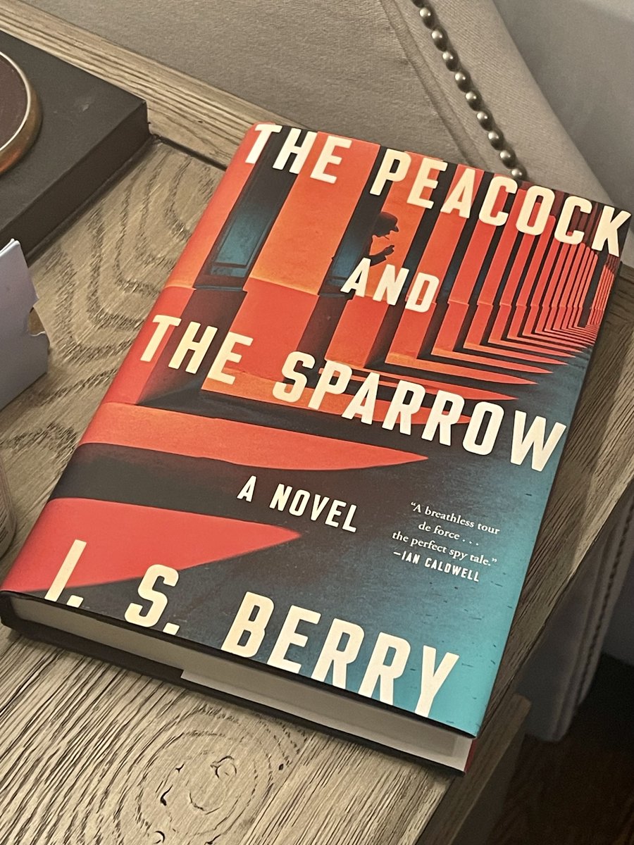 The big day is here!

THE PEACOCK AND THE SPARROW has landed on my bedside table. Time to get reading!!

#ITWdebut #debuts #debutauthors
#thrillerwriters #thrillers #thrillerbooks
#suspense #spy #SpyNovel 
@isberryauthor