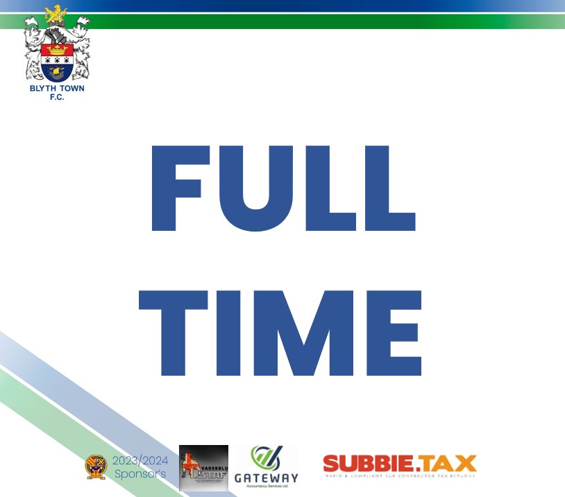3-1 FT 

Blyth back to winning games