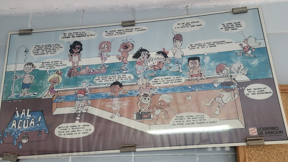 Juderias's tweet photo. Si eres de Aragón y has ido alguna vez a una piscina te sonarán. Todavía entre nosotros. 🤣🤣🤣👇🏾 https://t.co/hhJiBX8i7m