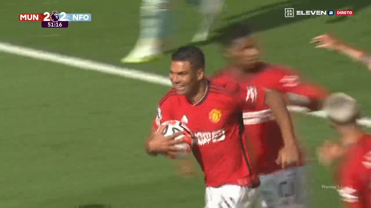 Casemiro equalizes for Man United against Forest