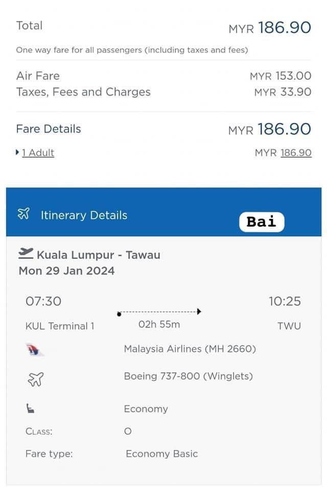 mekjatchannel's tweet photo. Malaysia Airline buat hal‼️ 
Exclusive Deal Sale✈️
Murahh ni jarang-jarang MAS buat promo 😱

Info detail 🔗 https://t.co/2WmcV8acef

Harga dah termasuk lunggage 20KG

KL-KK RM182.62
KL-Tawau RM186.90
KL-Labuan RM182.62
KL-Kuching RM133.88
KL-Sibu RM133.88

Antarabangsa ( international routes )
Harga two way ( return ) termasuk lugggage 20KG

Let's fly to Australia 🇦🇺
KL-Perth RM2063
KL-Adelaide RM2763
KL-Melbourne RM2963
KL-Sydney RM2963

Booking period : 26 jun 2023-27 jun 2022
Travel period : Now until 15 disember 2023