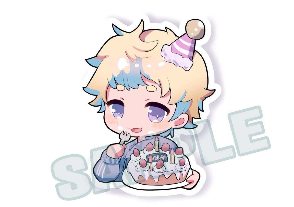 「【お知らせ】誕生日記念アクキー作りました!!BOOTHサイト内「 store-d」|un:c（あんく)のイラスト